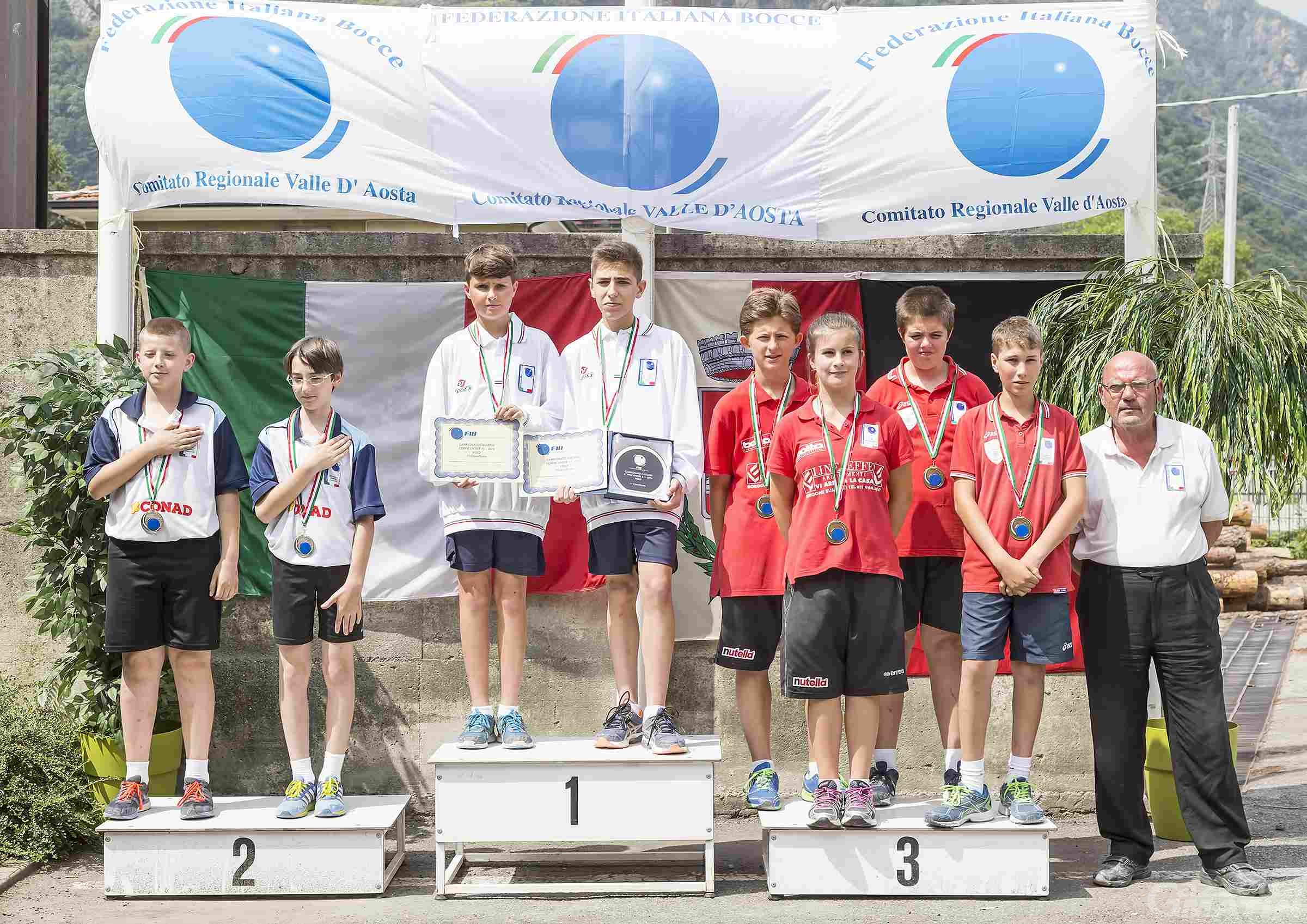 Bocce: Falconieri-Vuillermoz argento tricolore a coppie Bocce: Falconieri-Vuillermoz argento tricolore a coppie