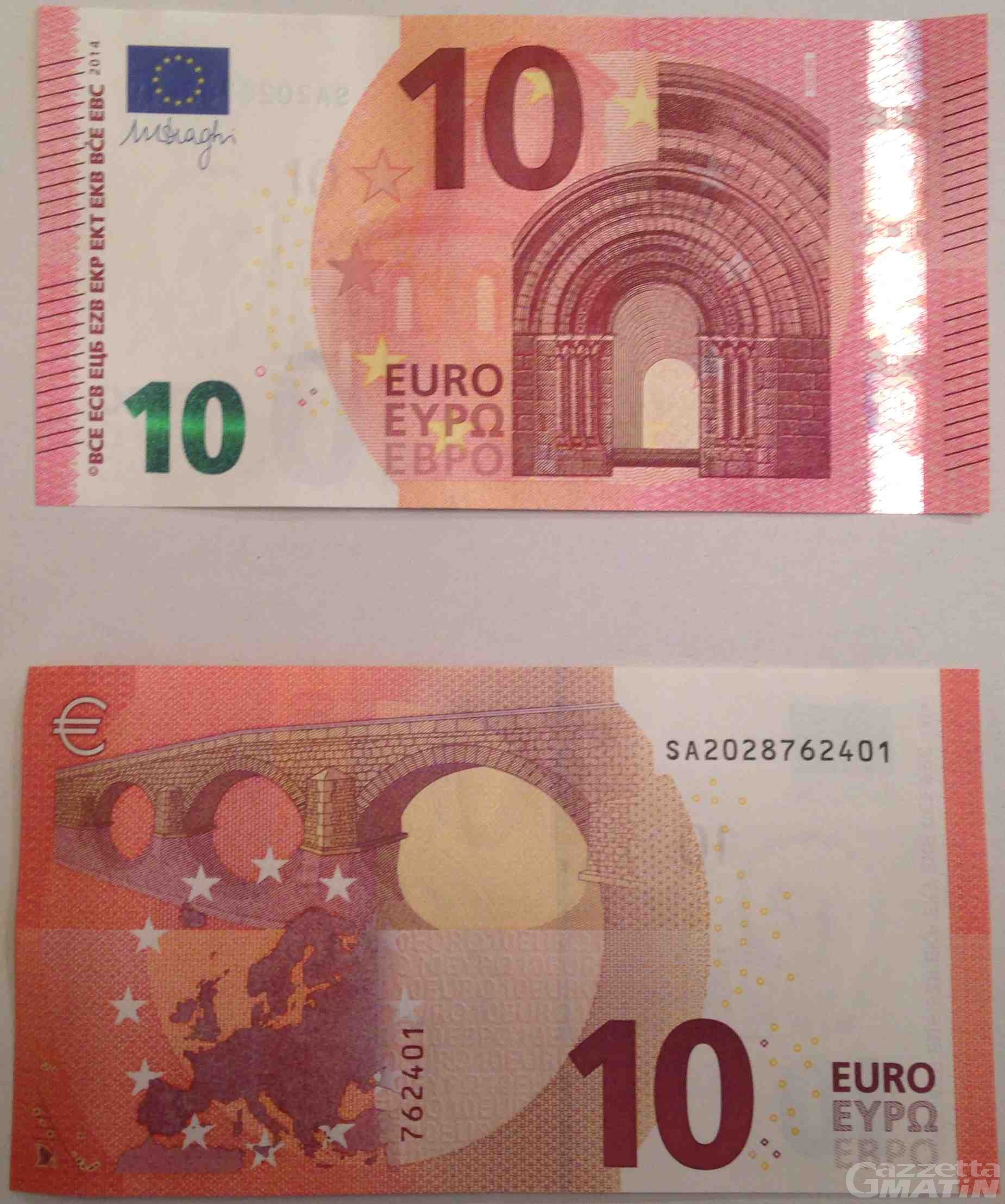 Soldi, da martedì 23 settembre i nuovi 10 euro News VDA da Aosta notizie di cronaca Soldi, da martedì 23 settembre i nuovi 10 euro News VDA da Aosta notizie di cronaca