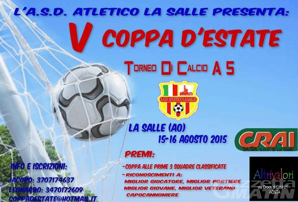 Calcio a 5: a La Salle la Coppa d’Estate Calcio a 5: a La Salle la Coppa d’Estate