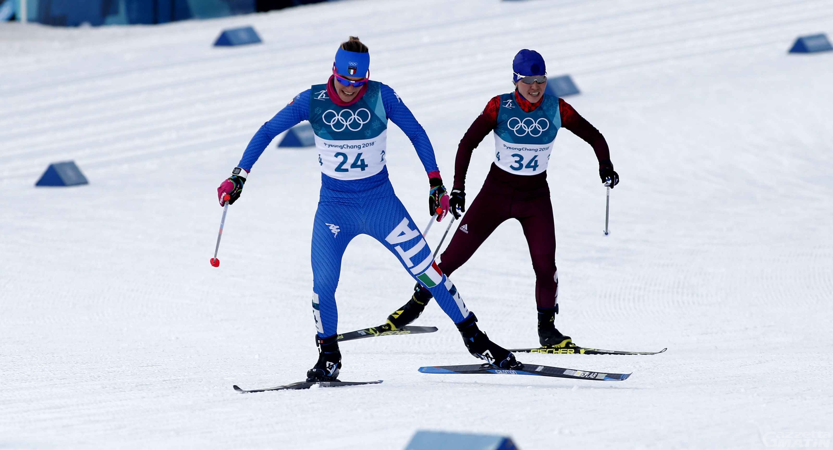 Olimpiadi: Elisa Brocard 26ª nella skiathlon Olimpiadi: Elisa Brocard 26ª nella skiathlon