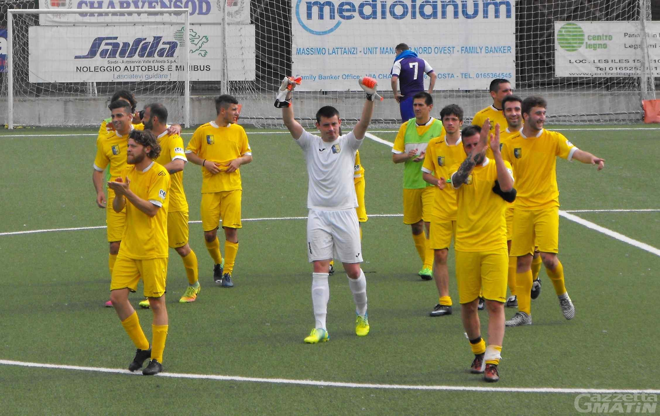 Calcio: Charvensod Ko 5-2, addio finale per l’Eccellenza Calcio: Charvensod Ko 5-2, addio finale per l’Eccellenza