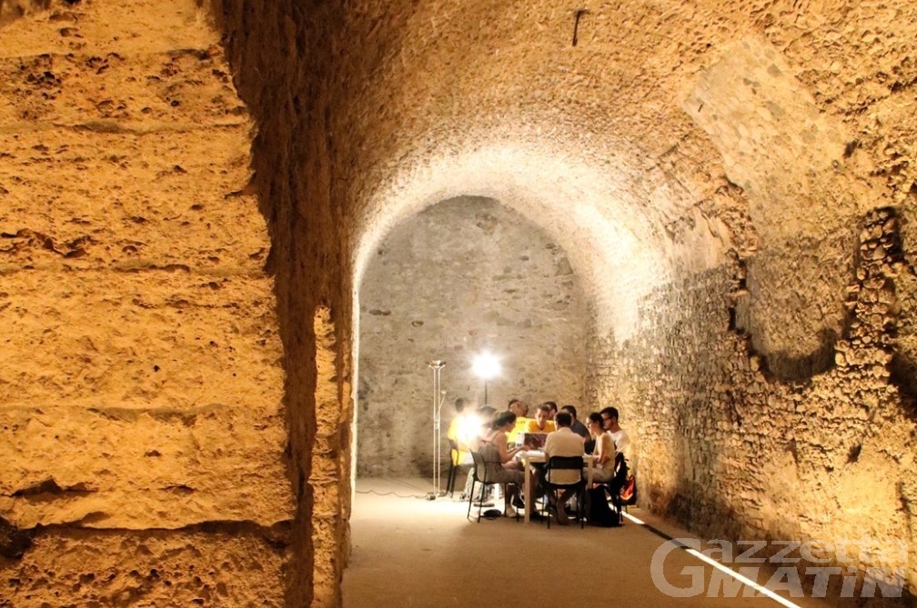 Foto del Criptoportico di Maurizio Agazzini vincitrice del concorso nazionale “Stanza profonda” Foto del Criptoportico di Maurizio Agazzini vincitrice del concorso nazionale “Stanza profonda”
