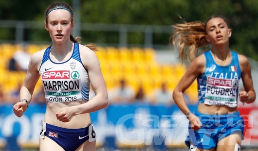 Atletica: Eleonora Foudraz 22ª agli Europei Under 20 Atletica: Eleonora Foudraz 22ª agli Europei Under 20