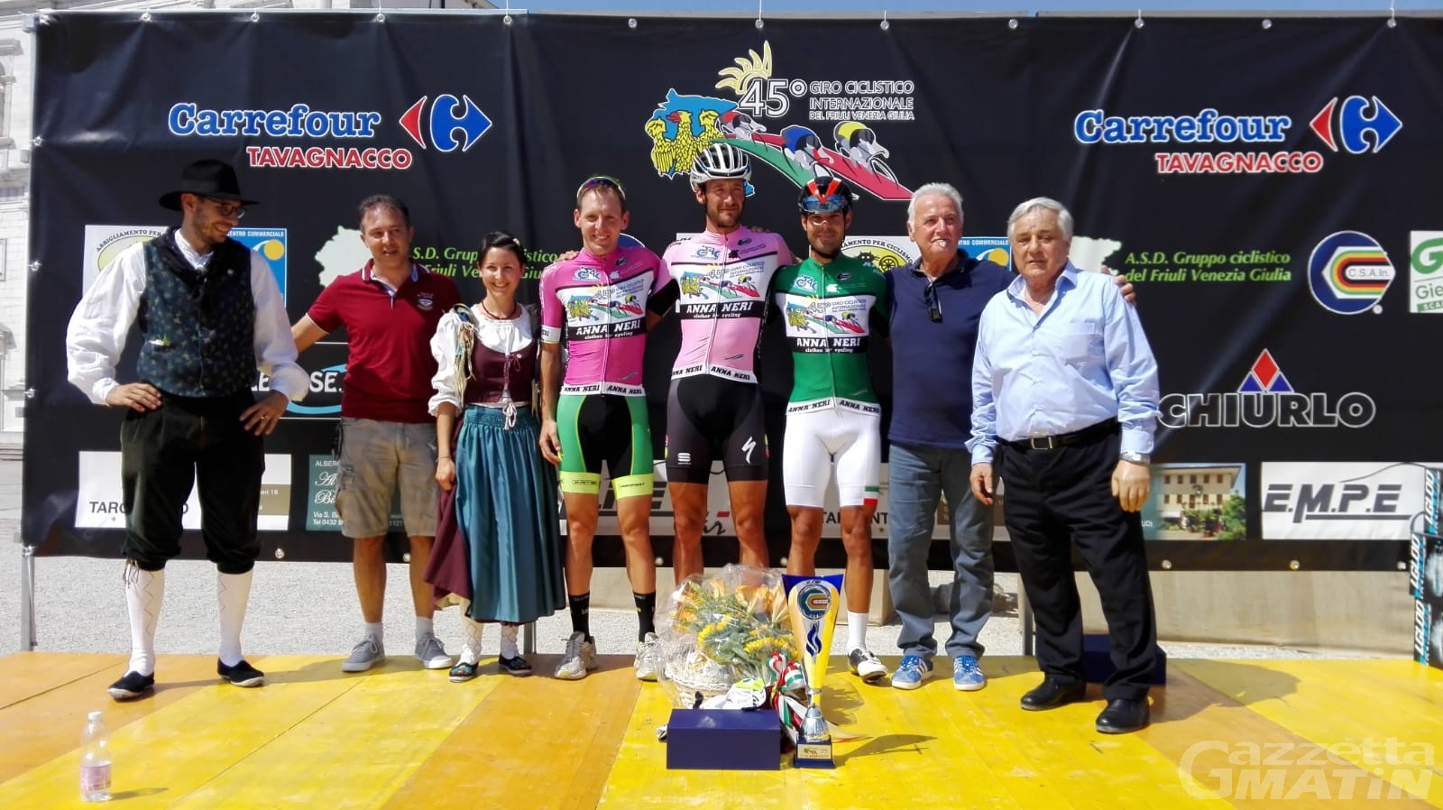 Ciclismo: Wladimir Cuaz si impone a Palmanova Ciclismo: Wladimir Cuaz si impone a Palmanova