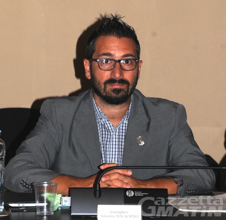 Aosta: Antonino Malacrinò nuovo assessore ai Lavori Pubblici Aosta: Antonino Malacrinò nuovo assessore ai Lavori Pubblici