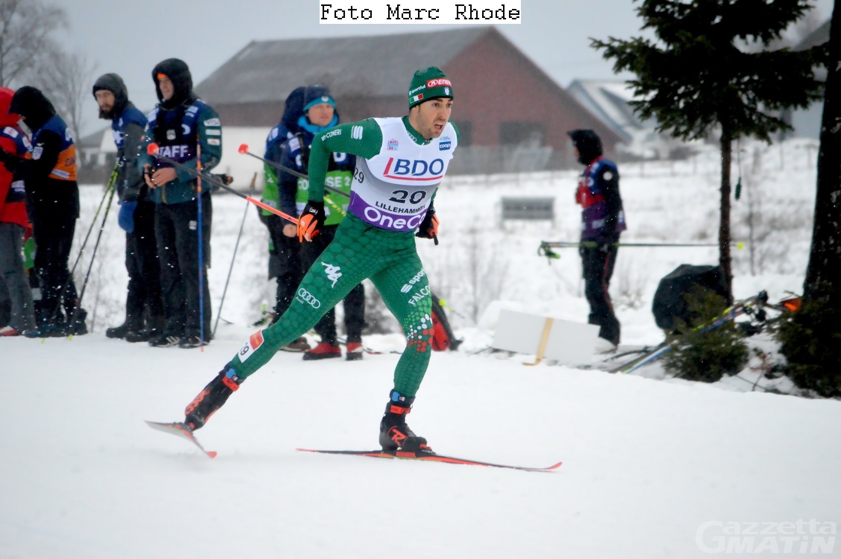 Fondo: Federico Pellegrino secondo nella sprint di Lahti Fondo: Federico Pellegrino secondo nella sprint di Lahti