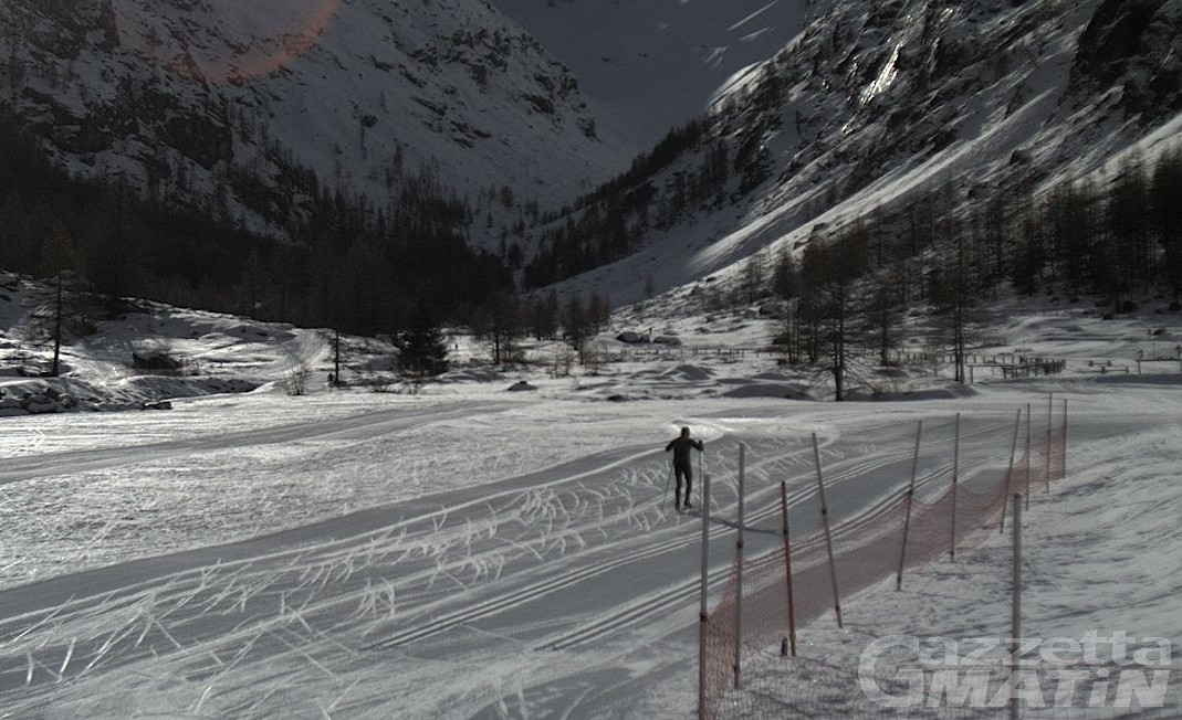 Valsavarenche, apre la pista di fondo di Pont Valsavarenche, apre la pista di fondo di Pont
