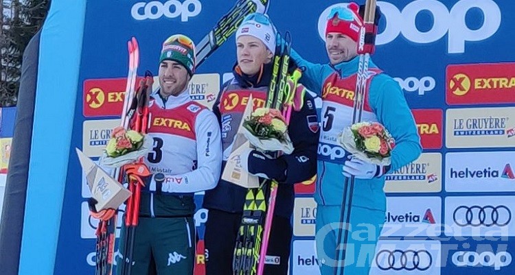 Tour de Ski 2019: Federico Pellegrino ostacolato, secondo dietro a Klæbo Tour de Ski 2019: Federico Pellegrino ostacolato, secondo dietro a Klæbo