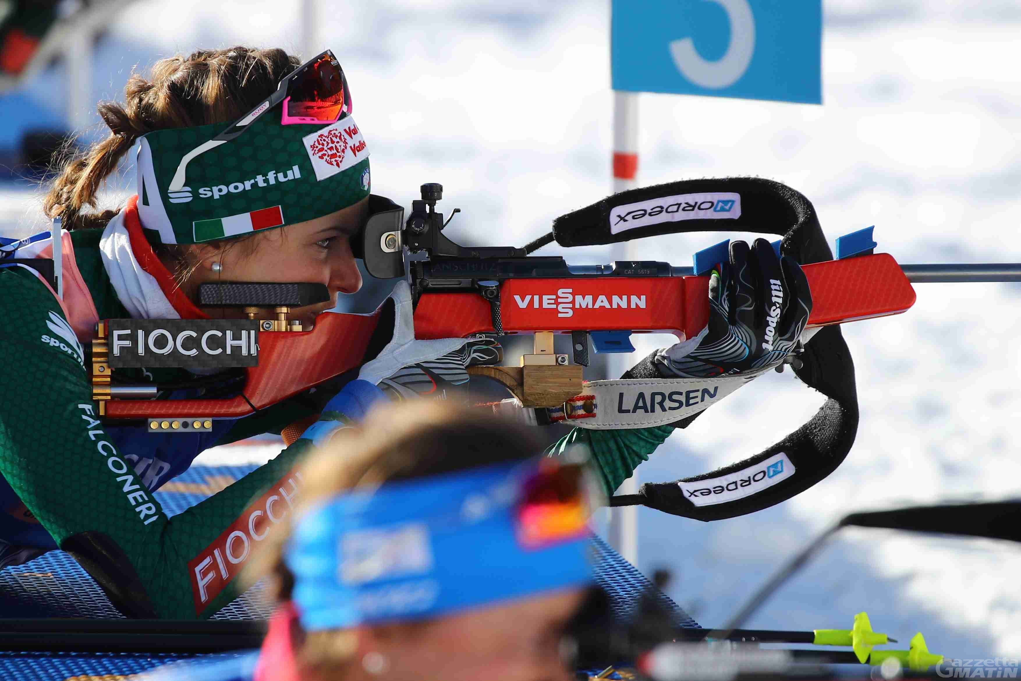 Biathlon: ottima Nicole Gontier nella staffetta di Canmore Biathlon: ottima Nicole Gontier nella staffetta di Canmore