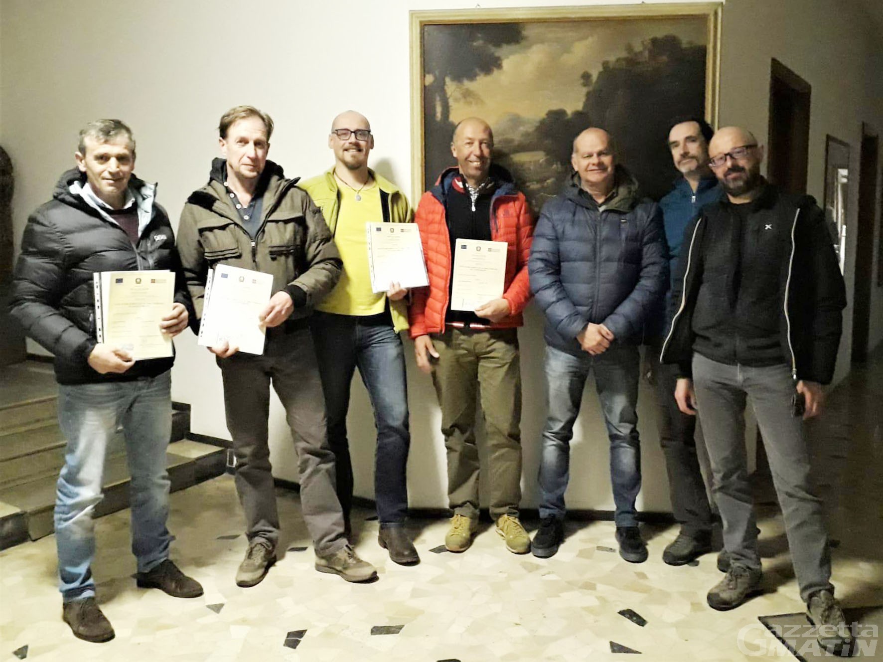 La Valle d’Aosta ha quattro nuovi istruttori forestali La Valle d’Aosta ha quattro nuovi istruttori forestali