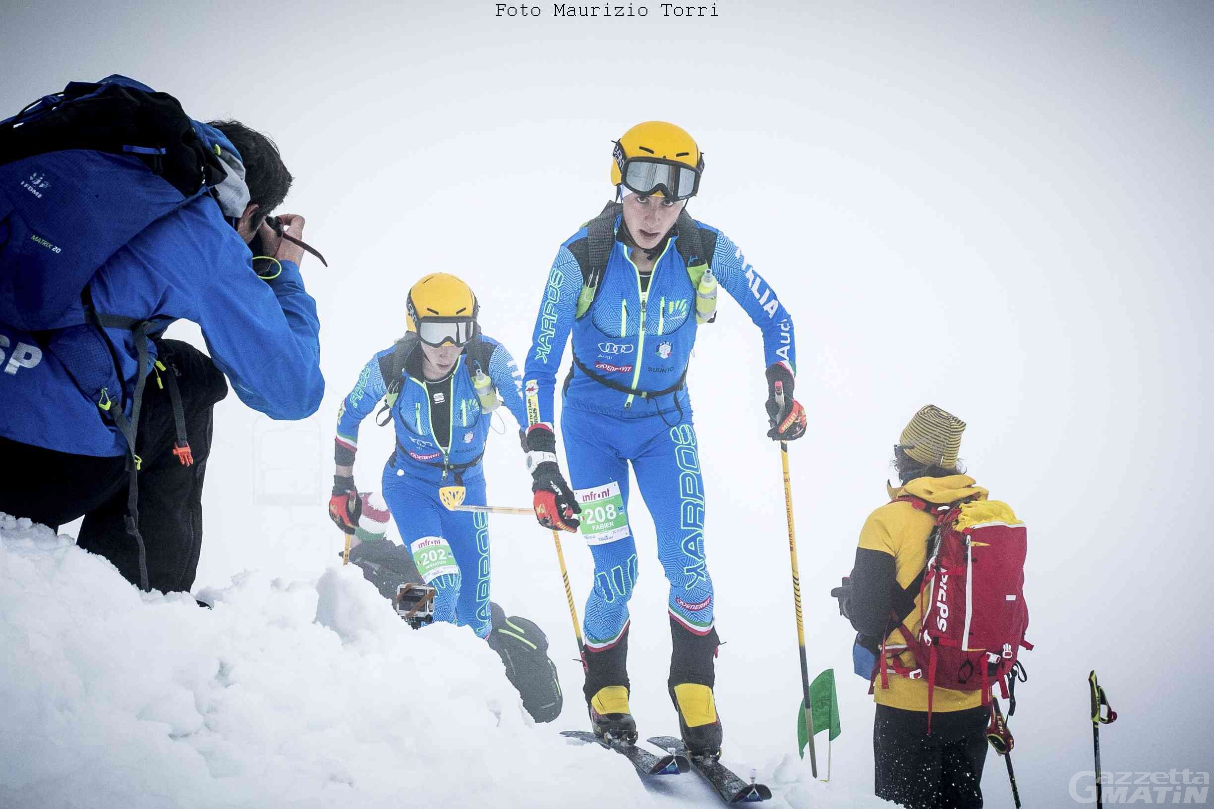 Scialpinismo: i gemelli Guichardaz sul podio Juniores Scialpinismo: i gemelli Guichardaz sul podio Juniores