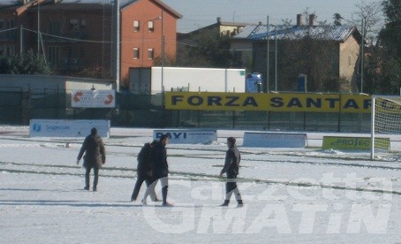 Calcio: la neve fa saltare anche Santarcangelo-VdA