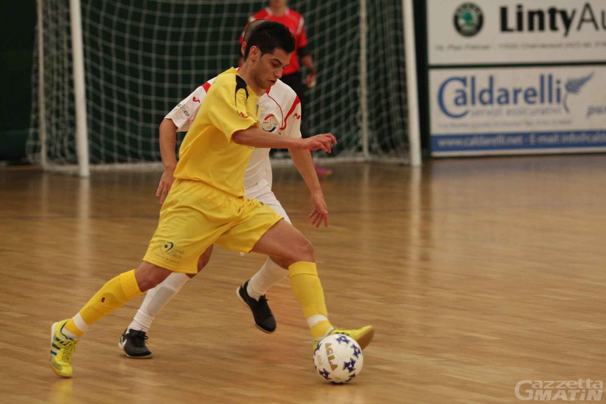 Calcio a 5: Ayma ko, rocambolesco pari dell’Aosta