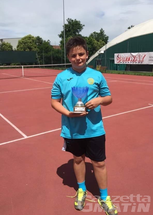 Tennis: Alessandro Lanièce vince tre tornei in Piemonte