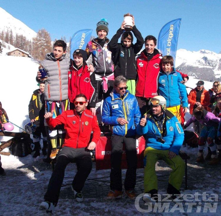 Sci alpino: Revil e Lanfranco vincono il superG Ragazzi
