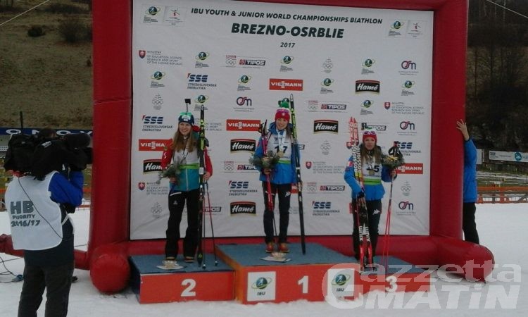 Biathlon: Samuela Comola bronzo ai Mondiali Giovani