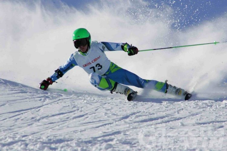 Sci alpino: a Fiorano e Tedde il Gigante Allievi di Pila