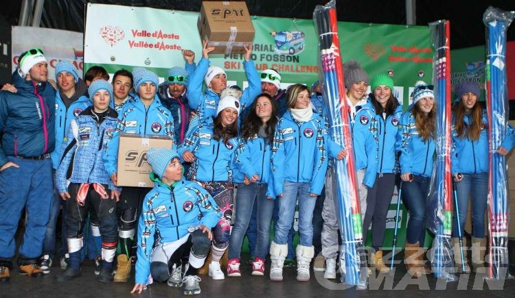Sci alpino: l’Aosta primo in Italia tra i club civili