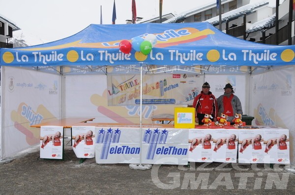 La Thuile: lo sci solidale porta 18 mila euro a Telethon
