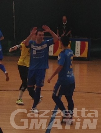 Calcio a 5: l’Aosta Pollein annienta il Gruppo Fassina