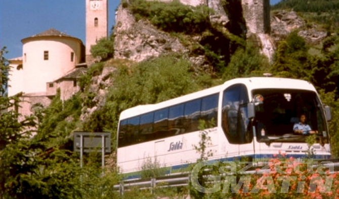 Trasporti: potenziati gli autobus sulla linea Aosta-Ivrea