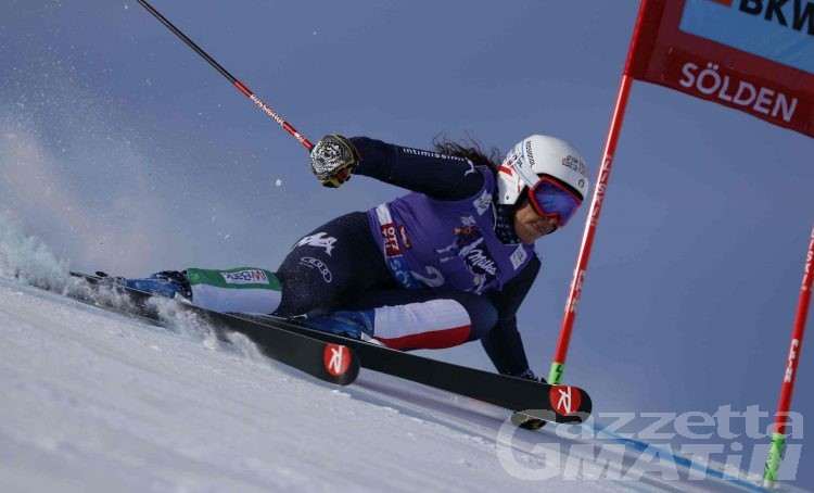 Sci alpino: Federica Brignone quarta dopo la prima manche