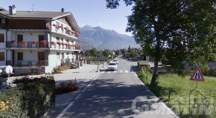 Jovençan: lavori di allargamento della regionale per Aymavilles