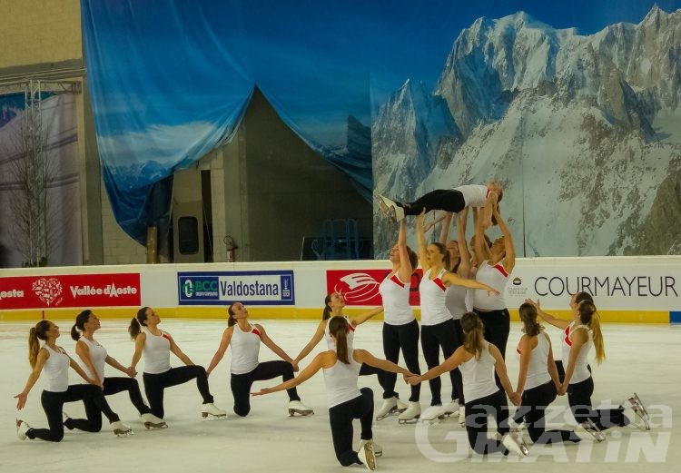 A Courmayeur il via ai Mondiali di pattinaggio sincronizzato