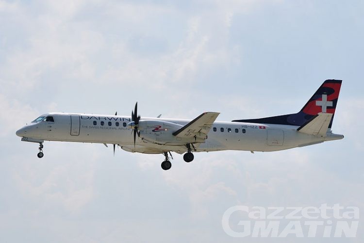 Air Vallée rimane al confino: la tratta Aosta-Roma dal 29 settembre sarà operata dalla Darwin Airline