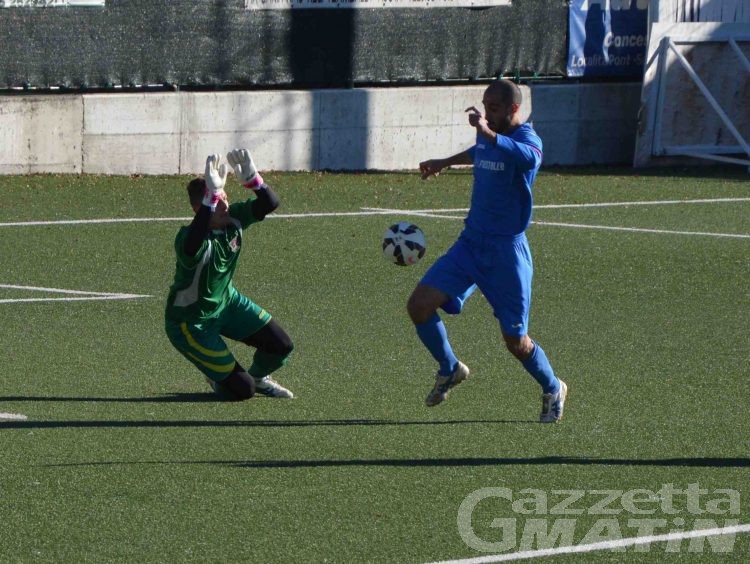 Calcio: lo Charvensod fuori dalla Coppa