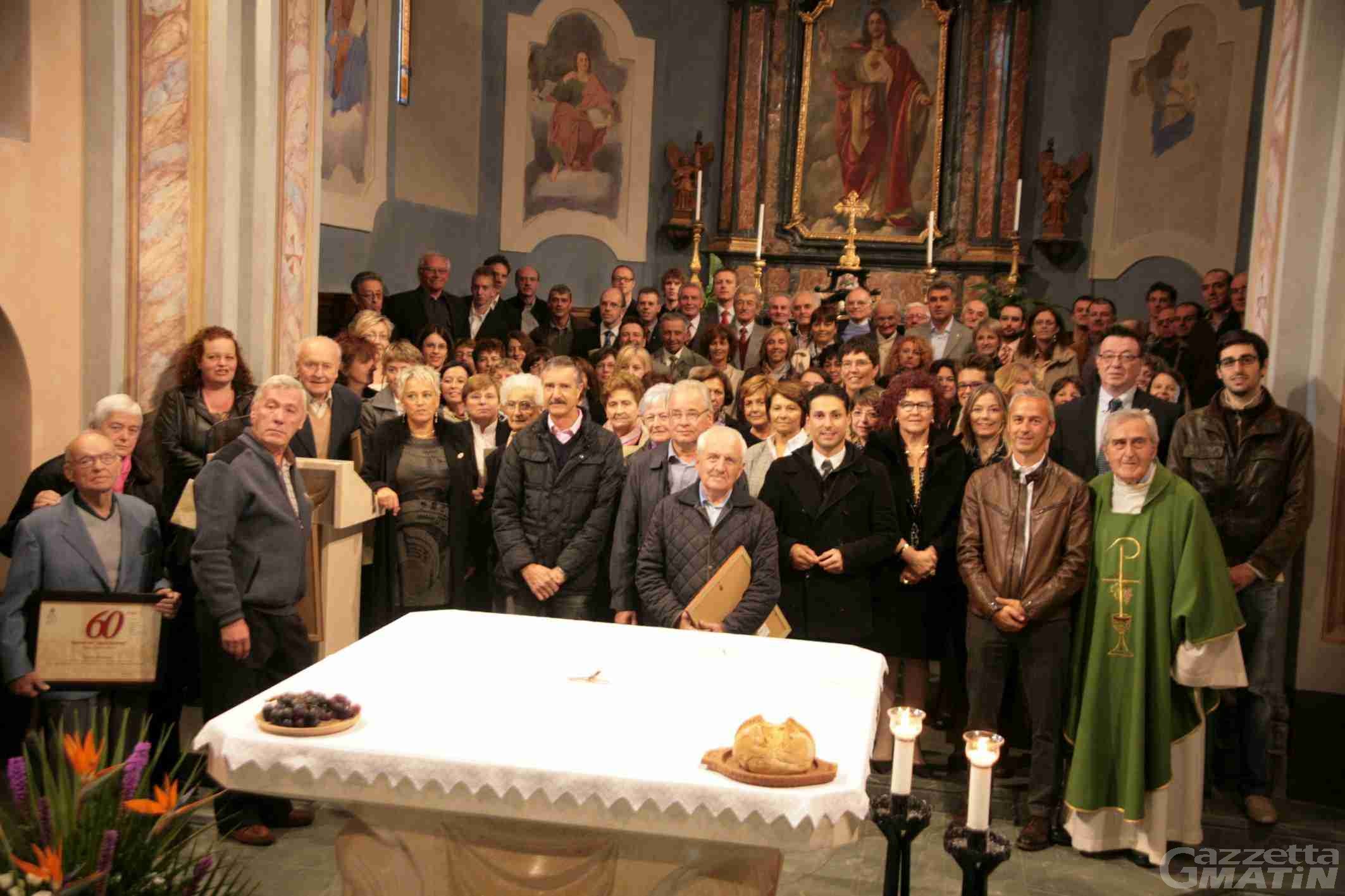 Ad Aymavilles la festa per i 60 anni delle Scholae cantorum Ad Aymavilles la festa per i 60 anni delle Scholae cantorum