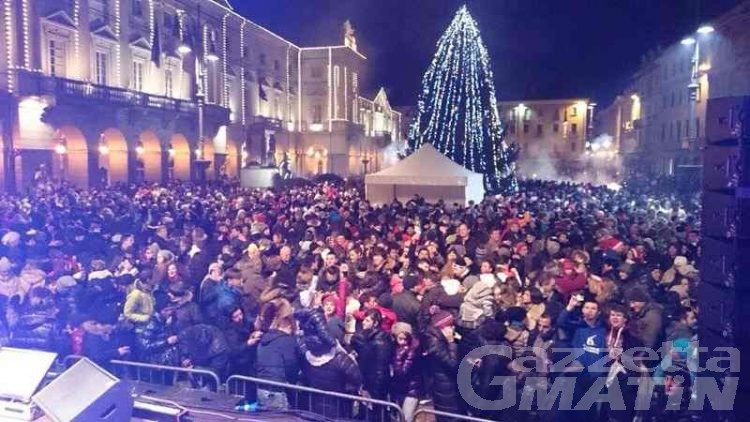 Aosta: salta il Capodanno in piazza Chanoux