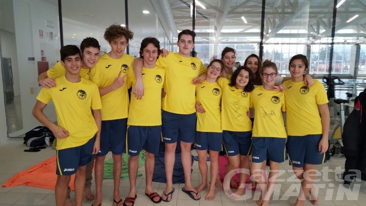 Nuoto: rossoneri in evidenza a Torino