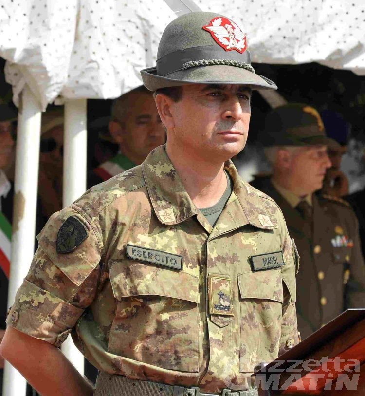 Esercito: il comando del Centro Addestramento Alpino al Generale di Brigata Simone Giannuzzi