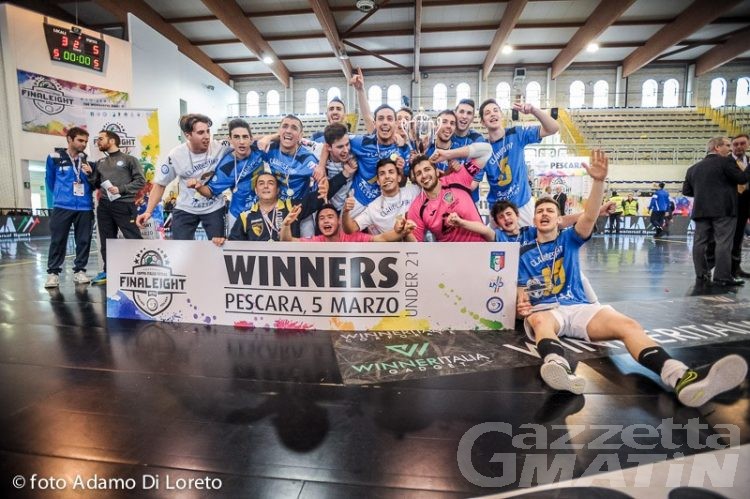 Calcio a 5: l’Aosta 511 vince la Coppa Italia