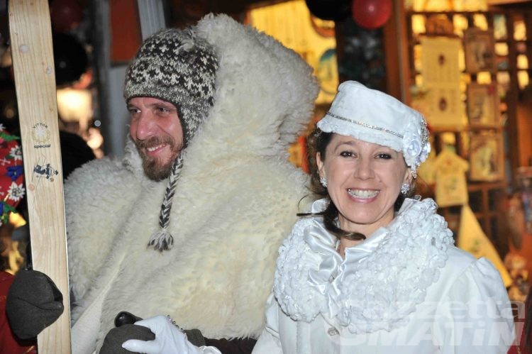 Carnevale: sono Marie-Ange Maquignaz e Fabrizio Maggi la Dama Bianca e Gargantua