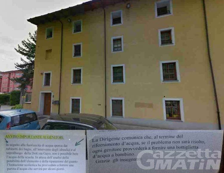 Aosta: asilo senz’acqua potabile da una settimana