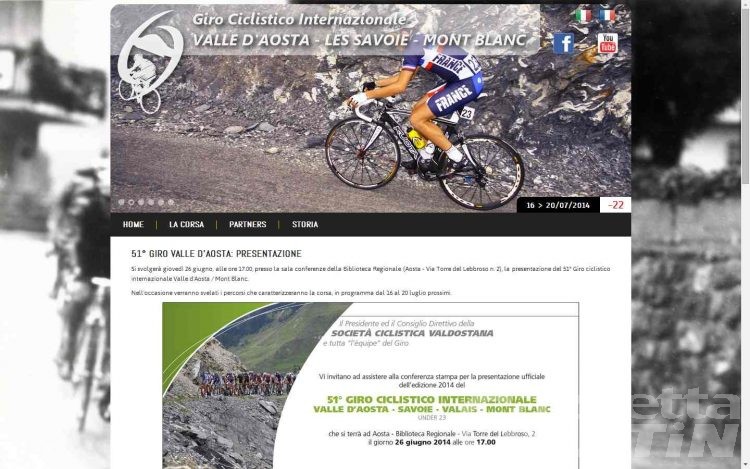 Ciclismo: il sito del Giro Valle si rifa il look