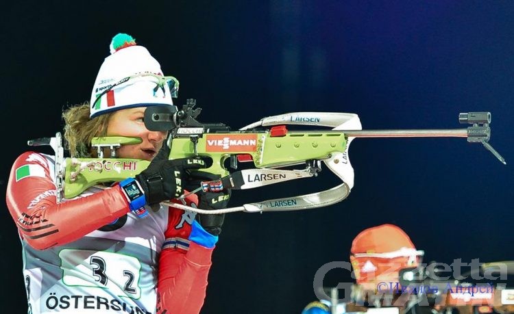 Biathlon: Nicole Gontier di nuovo sotto tono
