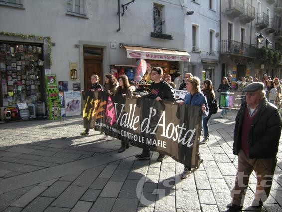 Giornata della Memoria e dell’Impegno in ricordo delle vittime di mafia: corteo a ranghi ridotti ad Aosta