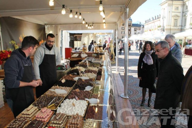 Cioccolato: in piazza Chanoux i maestri cioccolatieri di Art & Ciocc