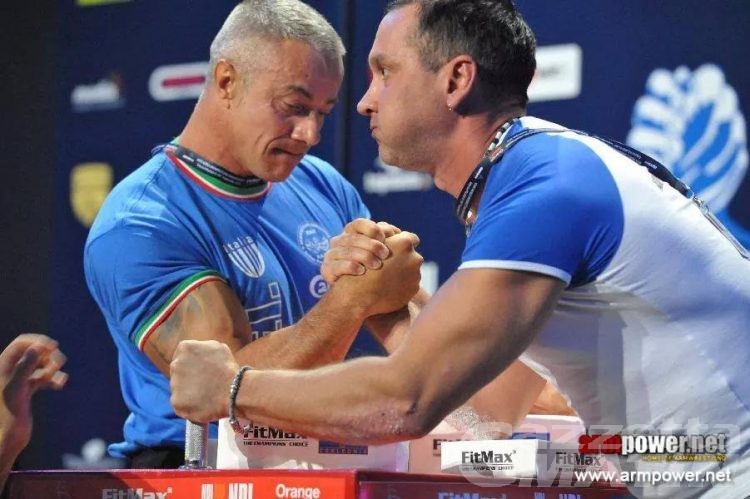 Braccio di ferro: Ermes Paganin di nuovo campione mondiale