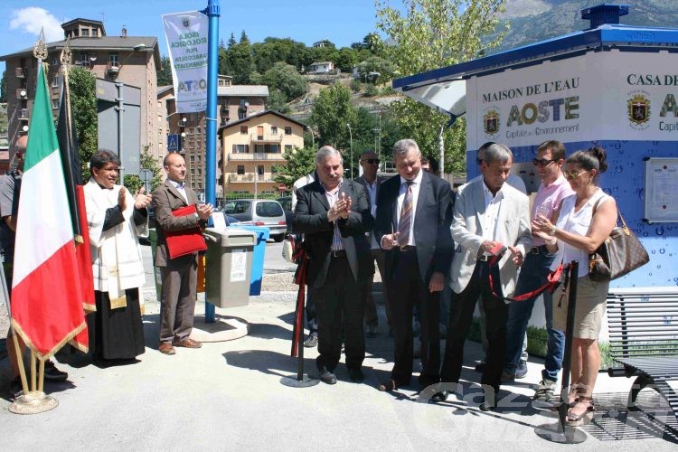 Ambiente: inaugurata ad Aosta la prima casa dell’acqua