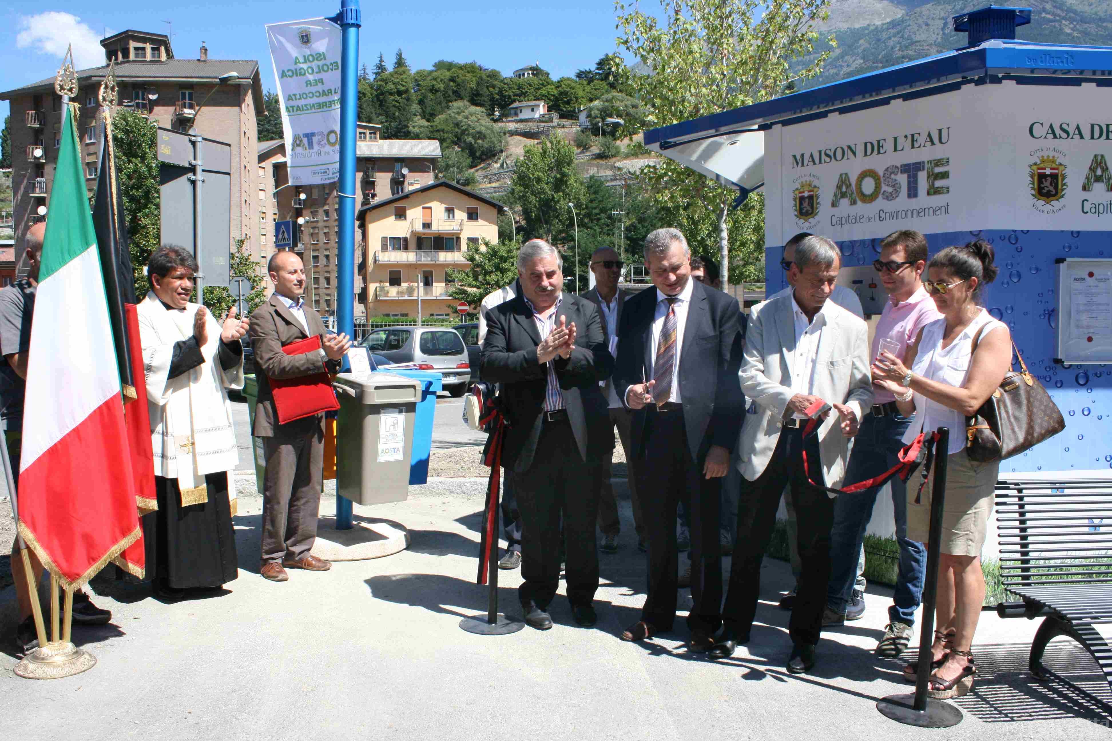 Ambiente: inaugurata ad Aosta la prima casa dell’acqua