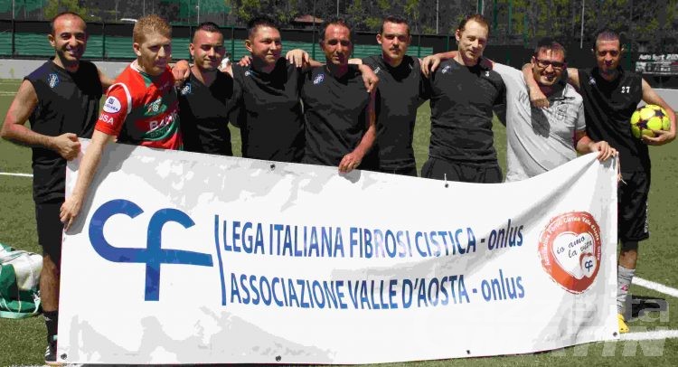 Calcio e solidarietà: in campo a Roisan contro la fibrosi cistica