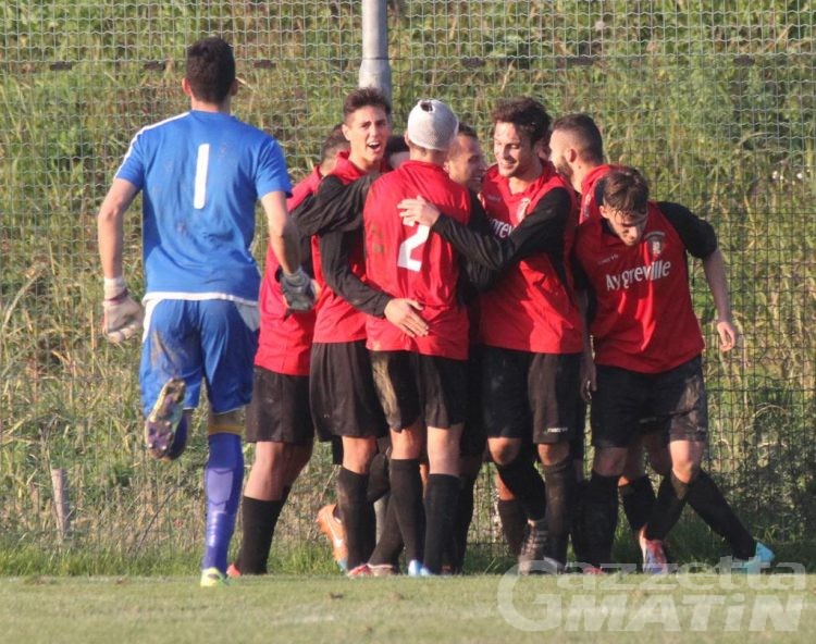 Calcio: l’Aygreville si sblocca a Banchette