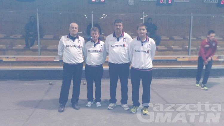 Bocce: vittoria della Bassa Valle Helvetia