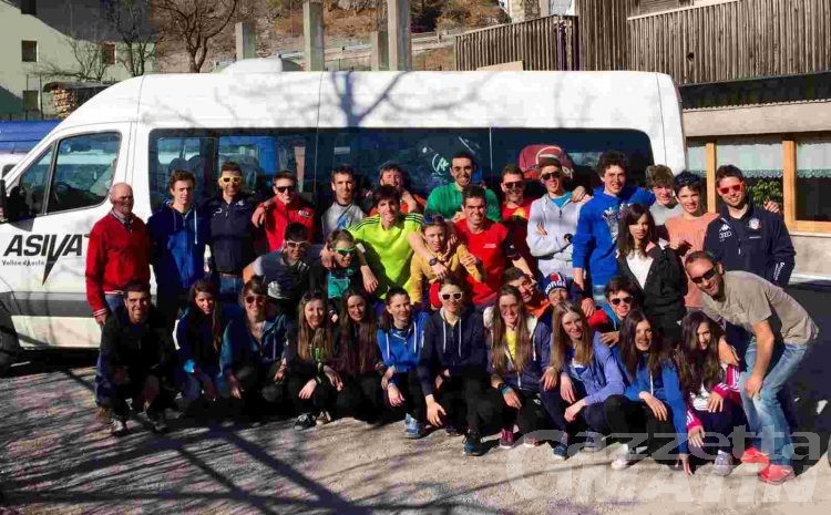 Biathlon: la squadra Asiva al lavoro a Brusson