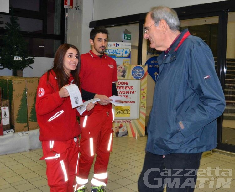 Croce Rossa: «grande generosità dai valdostani»