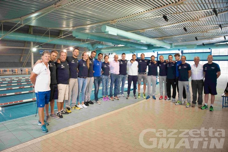 Nuoto: i campioni azzurri per la sesta volta a Saint-Vincent